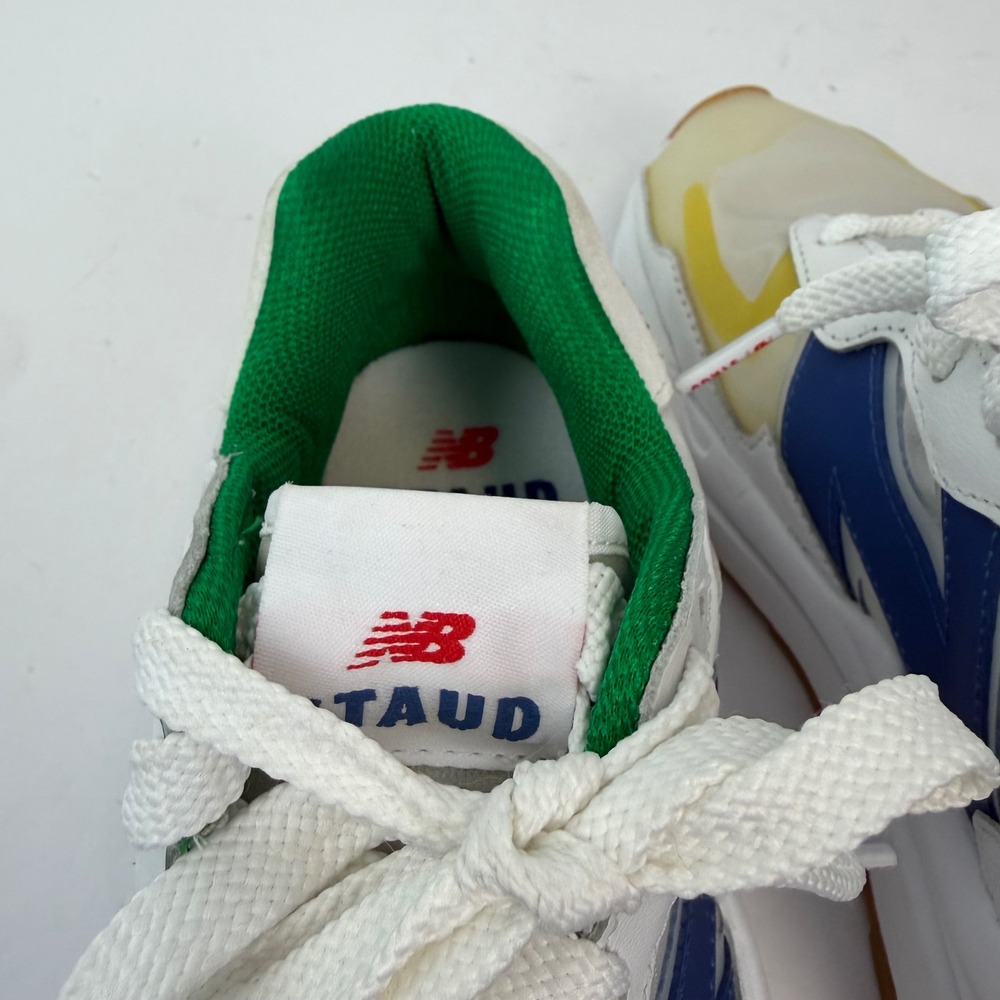 New Balance x STAUD 57/40 Mens Sneakers White Blue Green Yellow M5740SR Mens 8 - Picture 9 of 10